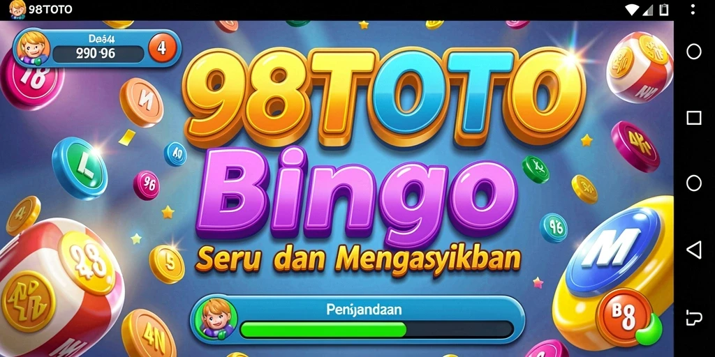 Tampilan gameplay Bingo yang seru dan interaktif di 98TOTO.