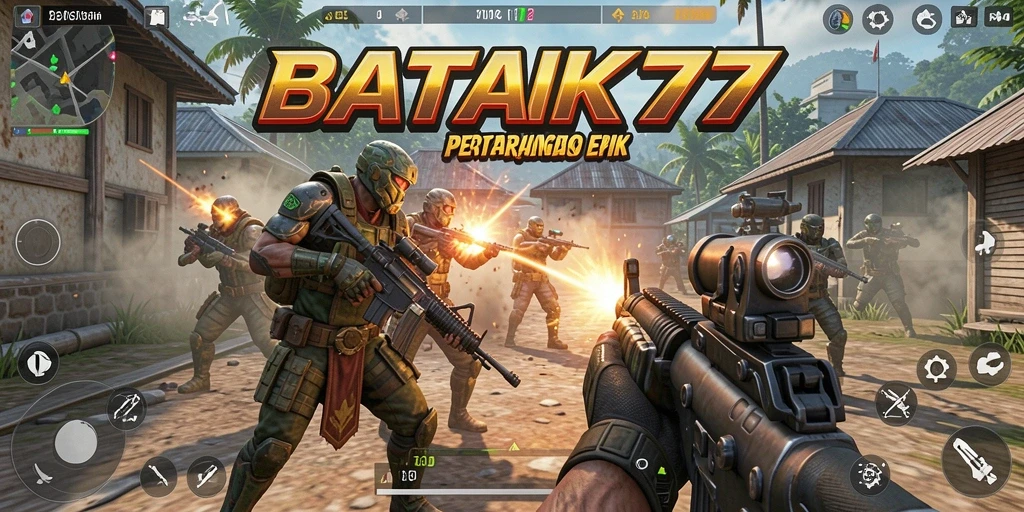Gameplay intens dan aksi menegangkan di BATIK77.