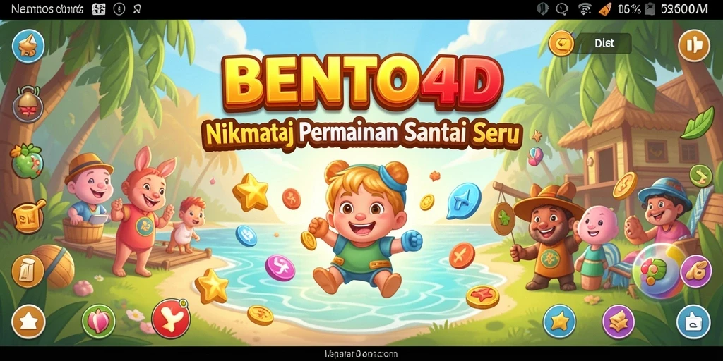 Screenshot utama BENTO4D menampilkan gameplay seru dan interaktif.
