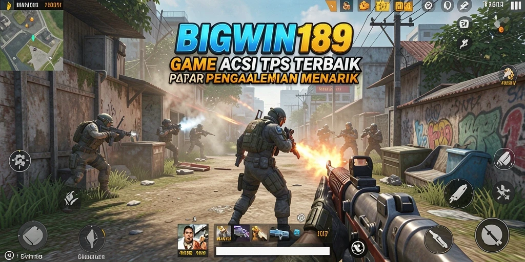 Tangkapan layar dari gameplay seru BIGWIN189 dengan aksi TPS yang mendebarkan.