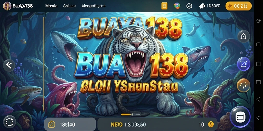 Screenshot gameplay BUAYA138 yang menampilkan keseruan bermain slot.