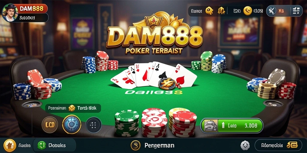 Tampilan gameplay utama DAM88 yang seru dan interaktif.