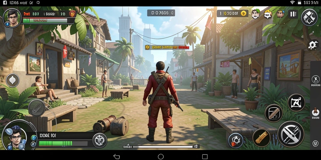 Tangkapan layar menunjukkan gameplay seru dari IDX66 yang menghibur.
