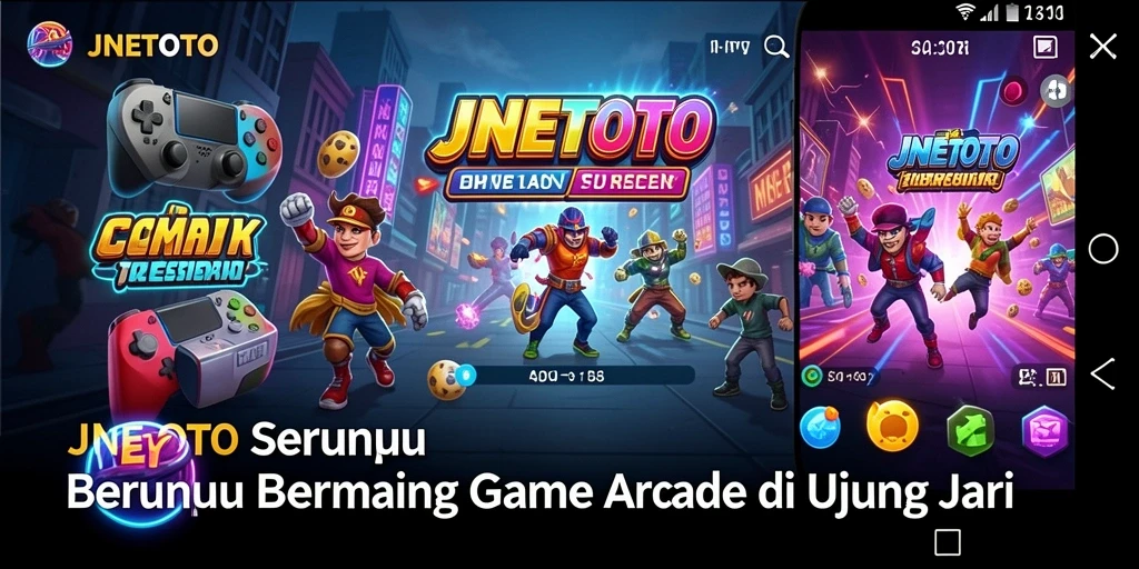 Tampilan gameplay JNETOTO yang seru dan penuh aksi arcade.