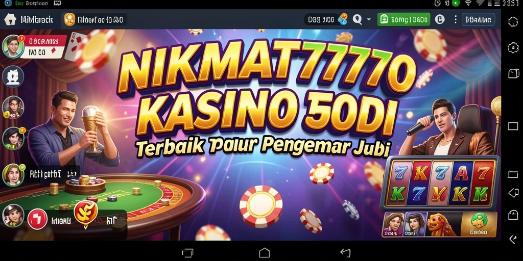 Screenshot dari gameplay Kasino NIKMAT777 yang memukau.