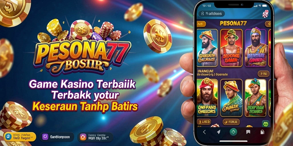 Tampilan gameplay PESONA77 yang mengasyikkan dan penuh warna.
