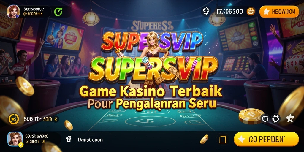 Tangkapan layar permainan <strong>SUPERSVIP</strong> dengan tampilan antarmuka kasino yang menawan.