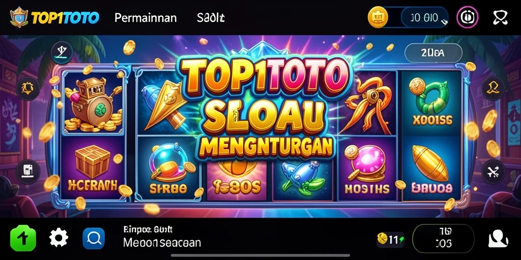 Tampilan menarik dari gameplay Slot TOP1TOTO yang seru.