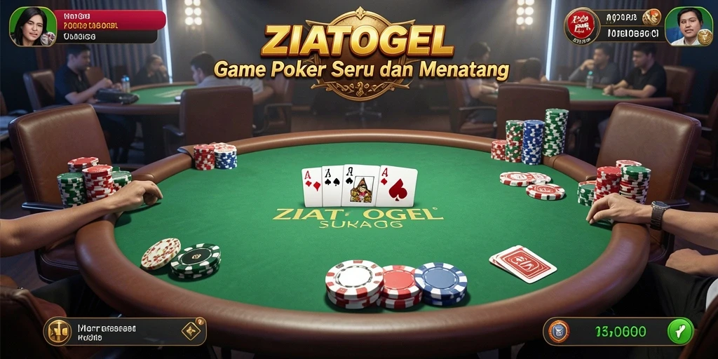 Gameplay seru di ZIATOGEL dengan teman dan pemain lainnya.